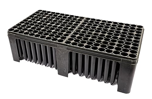 Stuewe & Sons – Ray Leach 200 Cavity Tray with 200 Black SC4 Recycled Cone-Tainer Growing Kit