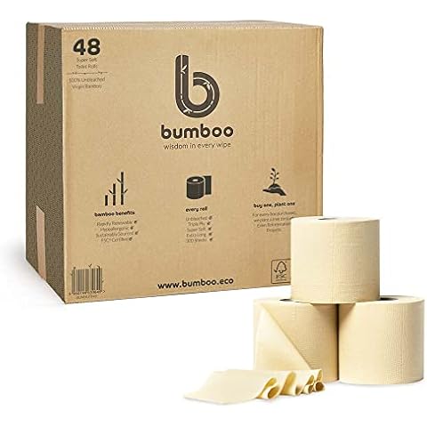 Bumboo Bamboo Toilet Paper 48 Pack Cover