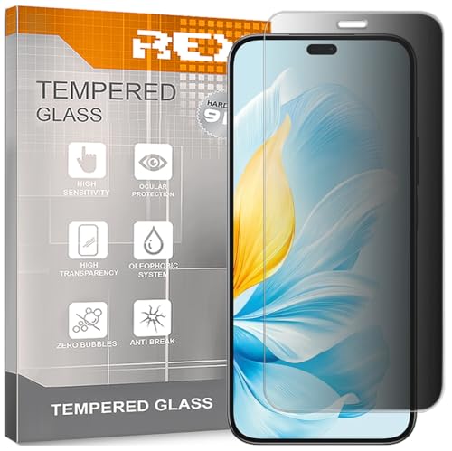 REY Protector de Pantalla Antiespía para HONOR 200 LITE - X8c, Cristal Vidrio Templado Premium