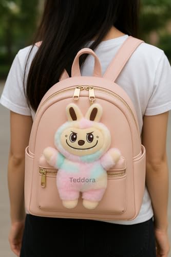 Image of Cute face Doll Soft Toy for Girls Boys Kids,Rainbow,Cute Character Plush Stuffed Baby Teddy Gift Birthday, 25 cm