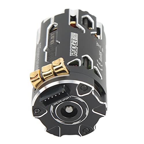 Motor Brushless 380 13.5T Sensored com TS80A Brushless ESC Combo Preto para 1/12 1/14 RC Car