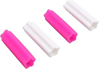 FOMIYES 4 Pçs Ferramentas De Manicure Tesoura De Metal Pinça De Unhas Manga De Pinça Capa De Ferramentas De Pedicure Capa De Pinça Capa De Proteção De Pinça Capa De Proteção De Pinça