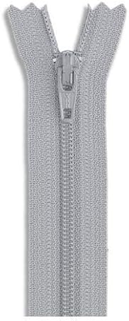 24 inch Nylon Coil Light Grey Zipper Non-Separating Zip 24" for Sewing Craft image 4