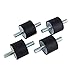 4 pièces M10 40 * 30 supports d'amortisseur en caoutchouc, bloc silencieux anti-vibration, amortisseur de vibrations anti-choc, pour moteurs diesel, compresseurs d'air