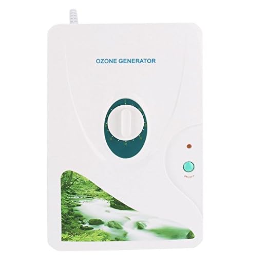 Yosoo 600 mg / h de agua dulce hidroponía carne verduras máquinas de desintoxicación generador de ozono digital de ozono de la fruta (rueda-Timer - 1-60 min)(3189A)