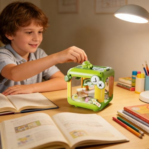 Boîte transparente musicale à code et ouverture facile pour enfant