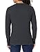 Goodthreads Men's Long-Sleeve Slub Thermal Henley, Charcoal Heather, Large