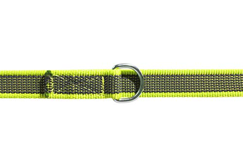 IDC Color & Gray verstellbare Leine mit Doppelkarabiner, 20 mm x 2,2 m, Neon-Grau