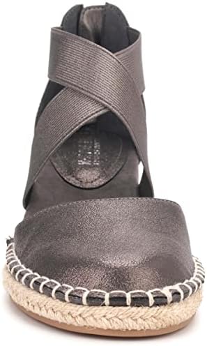 Kenneth Cole Reaction Women's Women's Clo X Band Wedge Loafer, Pewter, 6 | Image 2