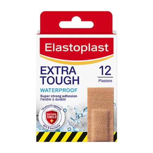 Elastoplast Extra Tough Fabric Plasters, 12 Pack