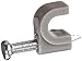 Polyethylene Nail Clip, 0.197" Width, 0.299" Height, Grey