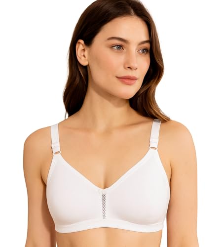Image of SONA M1020 Non-Padded Non-Wired Molded Medium Coverage T-Shirt Bra with Adjustable Straps