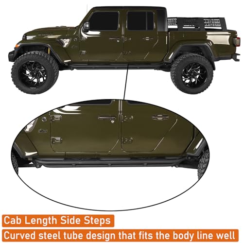 Estribos laterales Hooke Road para Jeep Gladiator 2020-2026 miniatura 2