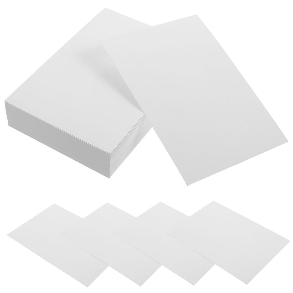 STOBOK 400 Blatt Fotopapier druckerpapier glänzendes Aufkleberpapier Papier in Fotoqualität Fotokopierpapier Broschürenpapier Hochglanzpapier Druckpapiere Weiß