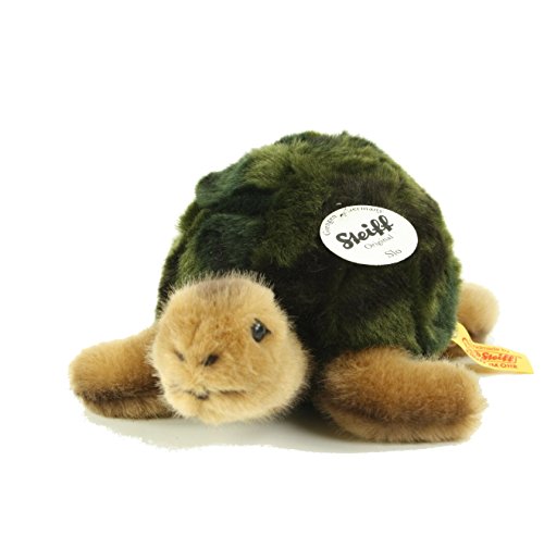 Tortue Slo Steiff 68485 la peluche verte complice de l'enfance