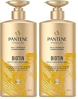 Pantene Miracles Moisture Renewal Biotin 600ml Conditioner (Pack of 2)