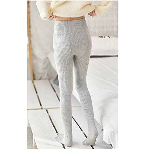 Toddler Girls Sweater Leggings Winter Ribbed Knit Warm Tights Toddler Fleece Lined Stockings Pants for Kids4