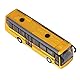 Boxwizard Rc-Bus Kinder, Ferngesteuerter Bus mit Hoher Simulation in Alle Richtungen, der Den Wiederaufladbaren RC-Schulbus Kinder Fährt(Gelb)