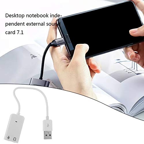 Usb Cable Line Flat Fruit 7.1 Sound Card Karaoke Voice Mixing Free Drive Desktop Computer Notebook E