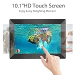 Uhale Digital Picture Frame 10.1 Inch HD WiFi Digital Photo Frame 1280x800 IPS Touch Screen with 16GB Storage,Digital Frame Send Photos and Videos via Free apps-Women Men Anniversary Birthday Gifts - Image 2