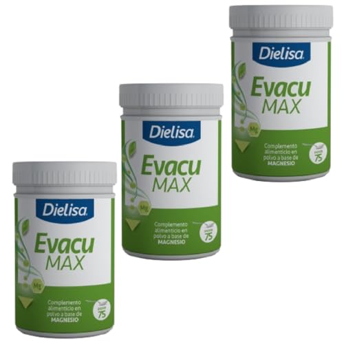 Dietisa EvacuMax - Pack Ahorro 3 x 150gr - Complemento Alimenticio en Polvo - Con Hidróxido de Magnesio - Favorece el Transito Intestinal - Sabor Limon