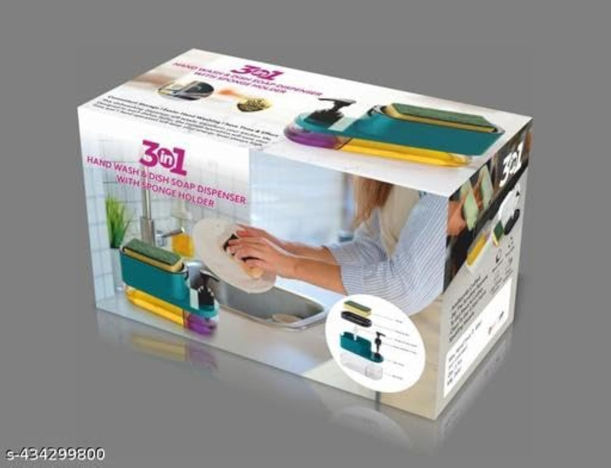 2 in 1 SODISPENSER Bottle with 2 in 1 LEQUID Dispenser