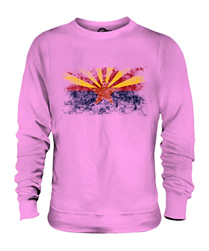 Sweat-shirt Arizona Vintage Imprimé Drapeau Américain Sweat Unisexe Homme Femme