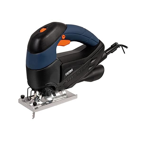 FERM Pendelhubstichsäge 710W - 4 Pendelpositionen - Max. 110 mm Schnittstärke in Holz - Inkl. 3 Sägeblattern… – Bild 3