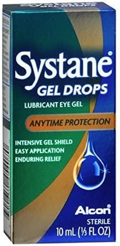 Systane Gel Drops, Anytime Protection 0.33 fl oz (10 ml) Pack of 5