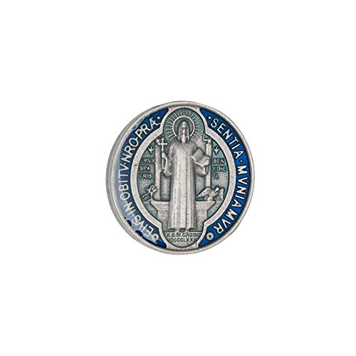 Intercession™ Saint Benedict Pocket Medal (Silver)2