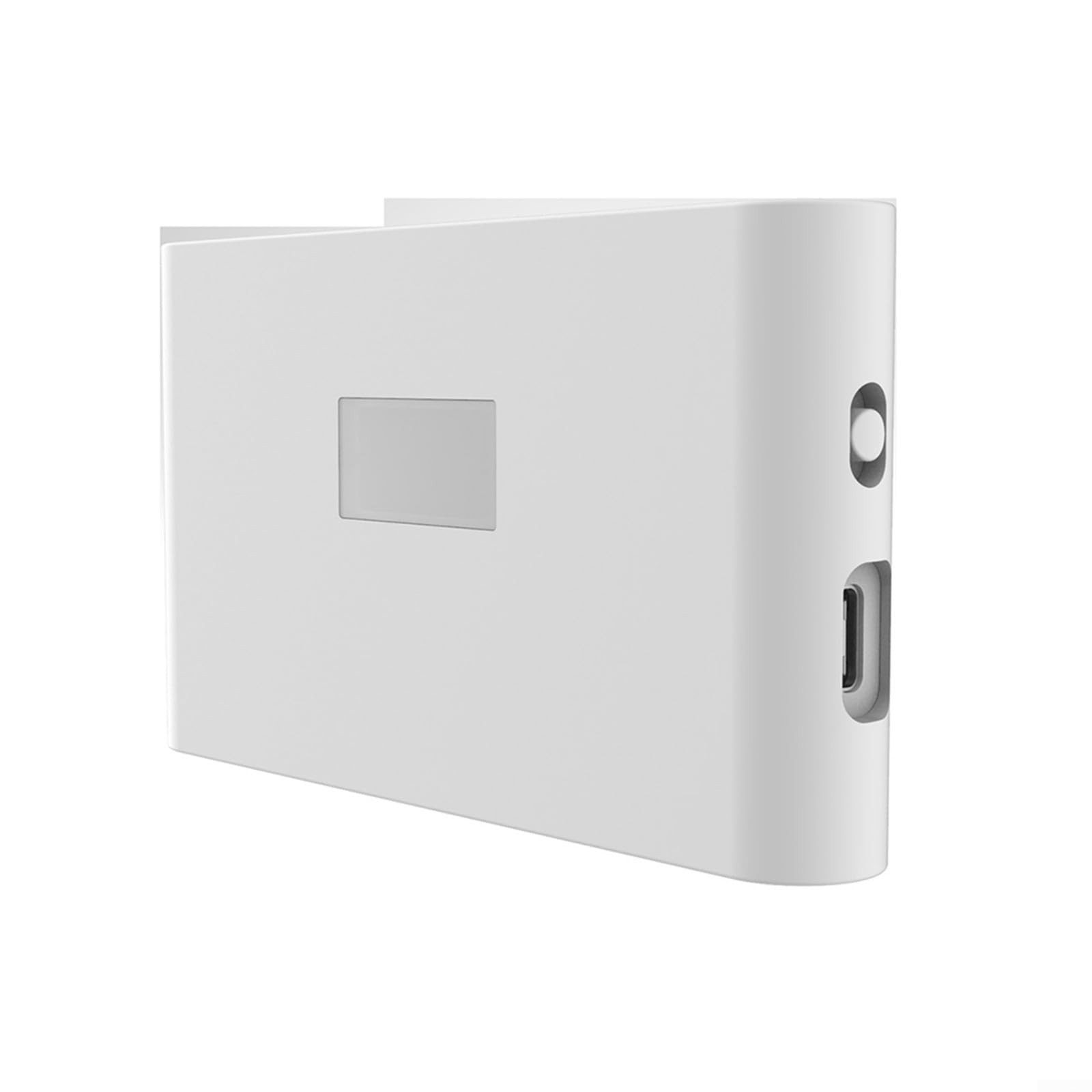 Wall Light Indoor, UP and Down Light Source Wall Sconces with Motion Sensor 360° Rotation Cordless LED Wall Night Rechargeable Wall Lamp(Flat)