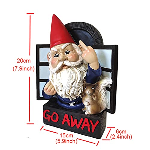 Iokuki Garden Gnomes Statues Outdoor Decor,Garden Statues Funny Tree Hugger,Resin Outdoor Statues Garden Decor,Garden Sculptures & Statues For Patio Lawn Yard Decor #TOP1