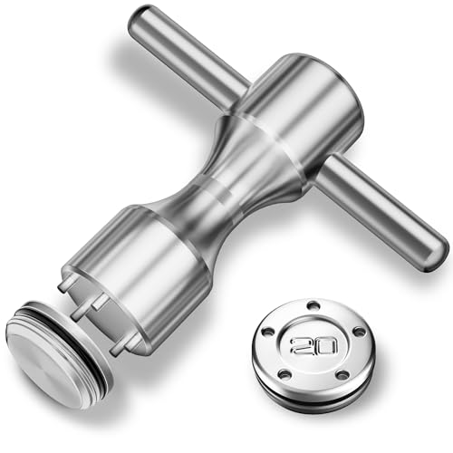 Gofotu Golf Weight 2pcs 5g/10g/15g/20g/25g/30g/35g/40g/45g Golf Weights Wrench Kit Compatible with Titleist Scotty Cameron Putter Newport (2pcs 20g+Wrench)