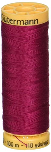 Hilo de algodón natural 100% Gütermann color Magenta miniatura 1