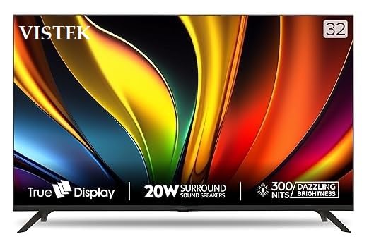 Vistek32 Inch Full Hd LED Smart Tv With Android Os + 2Gb Rom + 16Gb Ram - Black (B0DHGKVKVX) Amazon Price History, Amazon Price Tracker