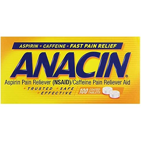 Anacin, 100 Tablets per Bottle (3 pack) Cover
