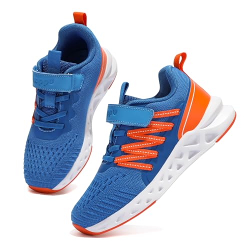 Image of koppu Boys Girls Shoes Non-Slip Tennis Shoes Fashion Lightweight Breathable Kids Sneakers for Little Kids /Big Kids