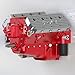 44CC 1/6 Scale Flathead V8 Water-Cooled 4-Stroke Gasoline Engine Model Kit for DIY Assembly and RC Models