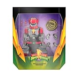 Super7 ULTIMATES! Mighty Morphin Power Rangers Tyrannosaurus Dinozord - 8' Power Rangers Action Figure with Accessories Classic TV Show Collectibles and Retro Toys