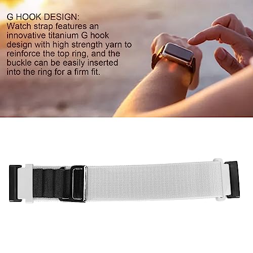 Correa de nailon elástico para reloj Fitbit Versa miniatura 3
