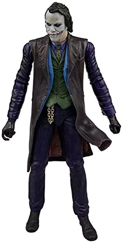 XYLT Comics-Movies-Joker Heath Ledger 7-inch Action Figure Model Gift for Fans (A) XYLT Comics-Movies-Joker Heath Ledger 7-inch Action Figure Model Gift for Fans (A)