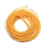 10 Meter Gummiseil, Durchmesser 2 2,5 3 4 5 6 Mm, Solides, Elastisches Angelseil, Mit Gummiseil Gebundene Angelschnur for Angeln(2mm x 10m)