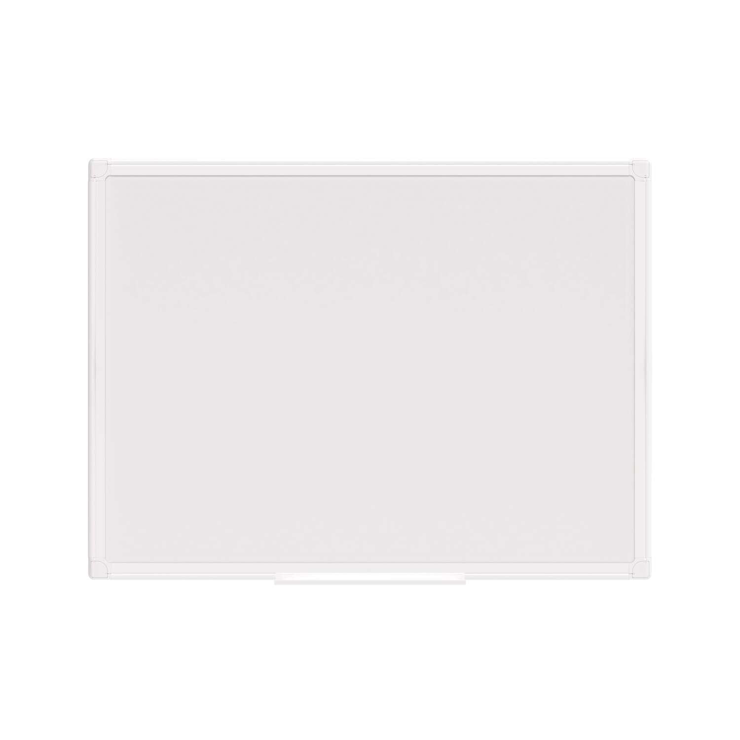 MAUL MAULprimo Whiteboard 45 x 60 cm | Magnetic Board with Storage Tray for Marker | Magnetic, Writeable and Dry Wipe | Mounting in Landscape and Portrait Format | White