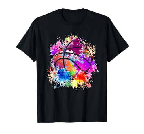 Basketballer Basketballspieler Kinder Streetball Rebound T-Shirt