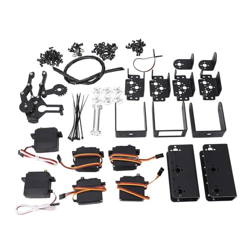 Hilitand Robot Mechanical Arm Claw Kit, Mechanical Arm Claw Kit Industrial Robot Kit for College Teaching and Maker Education, Robot Parts