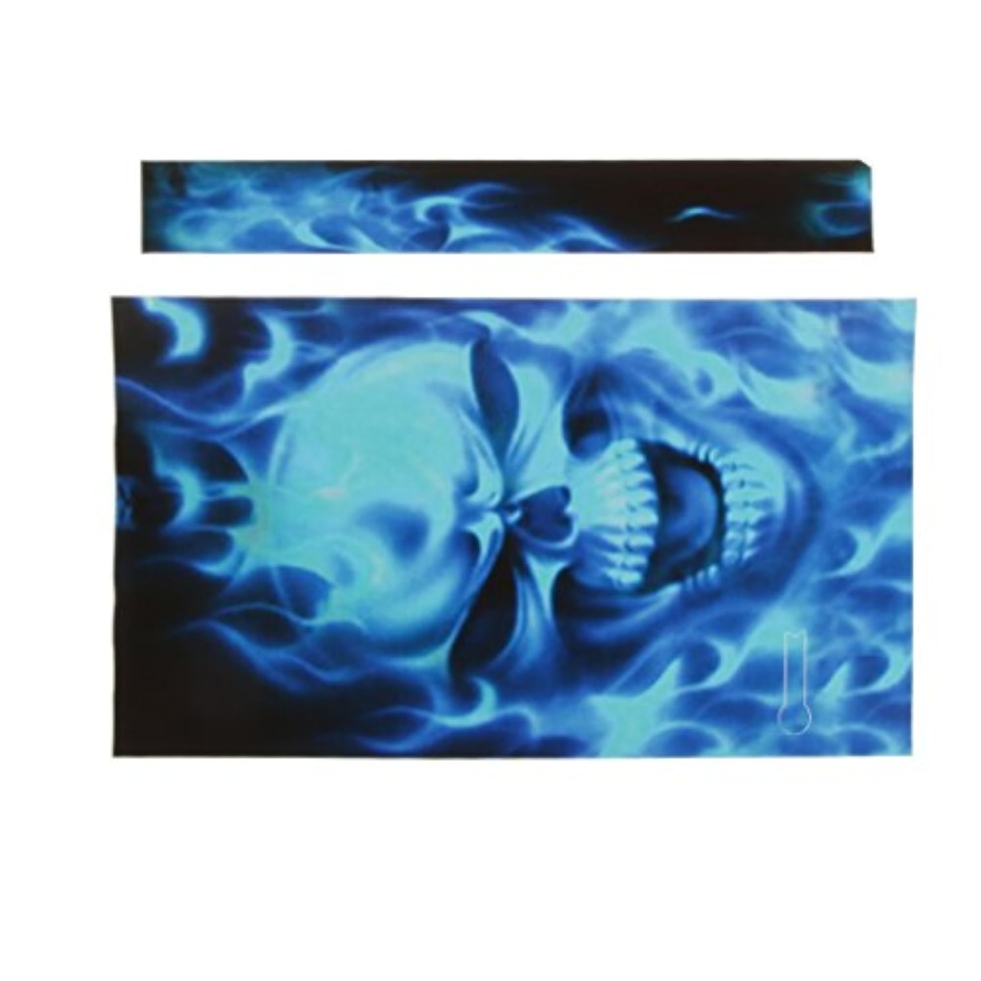 Blue Skull Decal Skin Sticker Cover for Xbox One Console Kinect 2 Controller