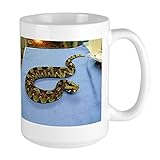 CafePress Kaffeetasse George The Rhino Viper, groß, LRG, keramik, weiß, Large