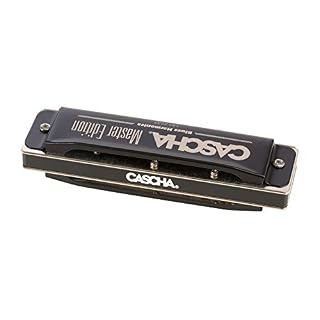 CASCHA Master Edition Harmonica Blues Harmonica en majeur avec étui souple et chiffon de nettoyage Bleu - Les Beatles, Paul McCartney, John Lennon, RIngo Starr, George Harrison CASCHA Master Edition Harmonica Blues Harmonica en majeur avec étui souple et chiffon de nettoyage Bleu – Image 3