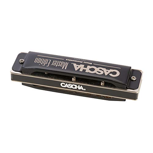 CASCHA Master Edition Harmonica Blues Harmonica en majeur avec étui souple et chiffon de nettoyage Bleu - Les Beatles, Paul McCartney, John Lennon, RIngo Starr, George Harrison CASCHA Master Edition Harmonica Blues Harmonica en majeur avec étui souple et chiffon de nettoyage Bleu – Image 4