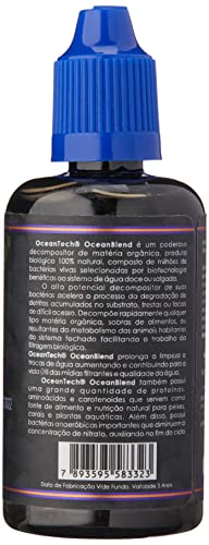 Ocean tech Ocean Blend 50 ml - poderoso consorcio de bactérias selecionadas que auxiliam na manutenç